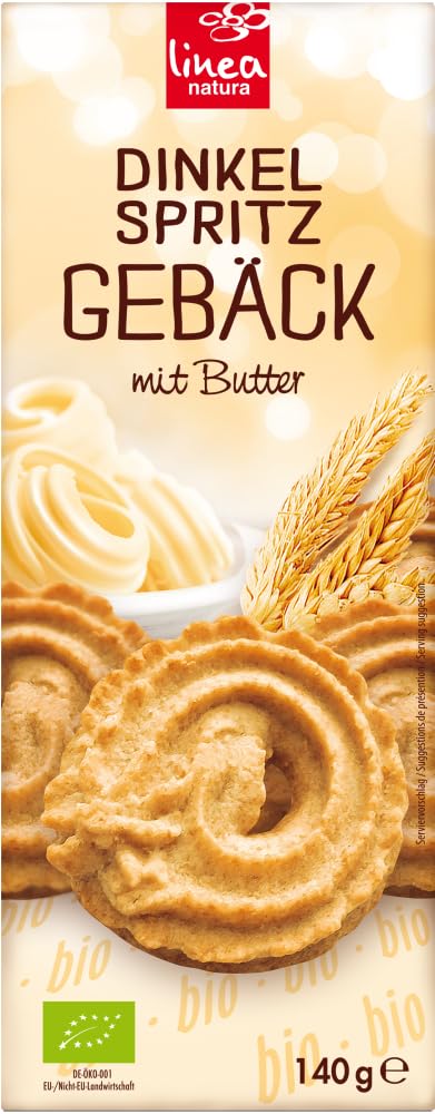 Dinkelvollkorn Butter Spritzgebäck 12 x 140 g