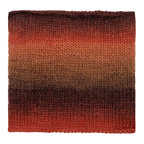 Image of 2 Skeins Rainbow Soft Yarn 100% Wool Gradient Multi Color Yarn for Crocheting Knit Total Length 180mx2(196ydsx2,50gx2)-3