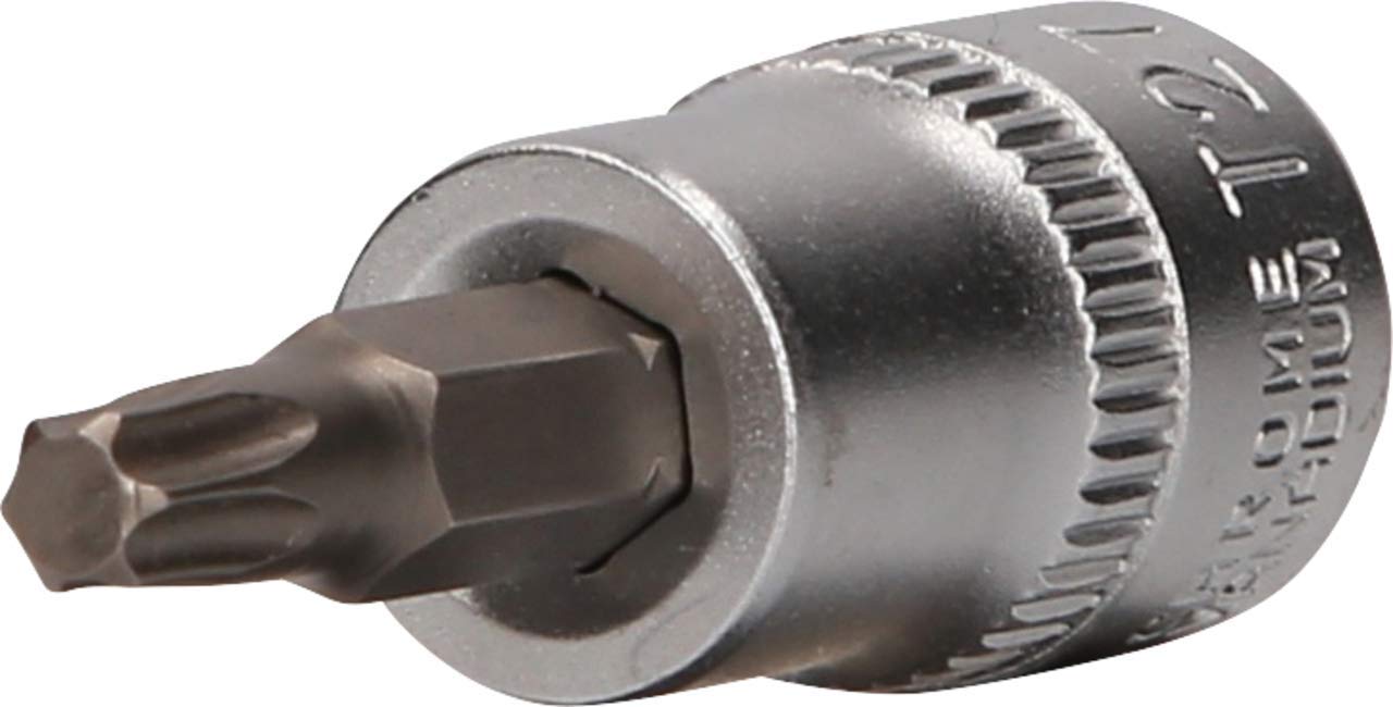 BRILLIANT TOOLS BT021943 Llave de vaso con punta Torx de 3/8", T27 [Powered by KS TOOLS]