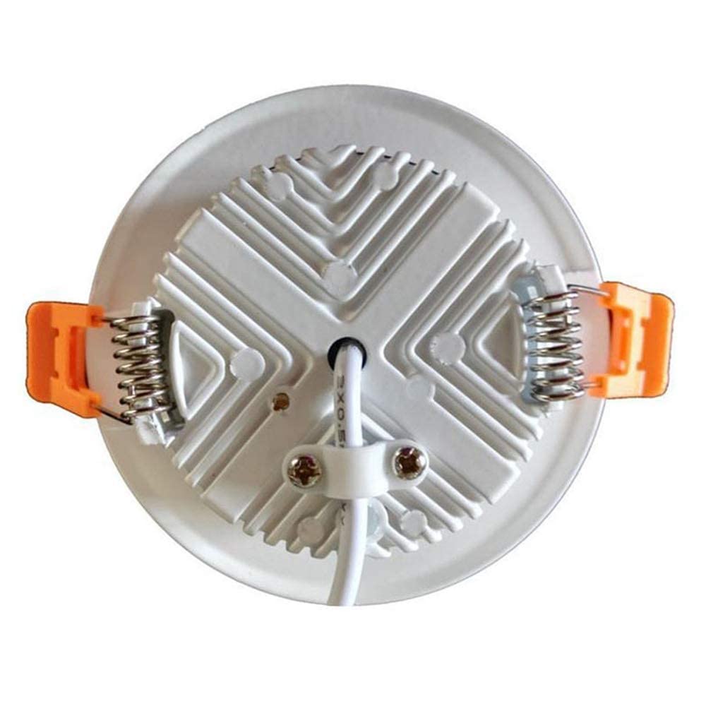 Faretti, Faretti a Led a Basso Profilo da Incasso e a Superficie, Luce a Disco Rotonda 3000K Bianco Caldo, Certificazicri80, Plafoniera Bianca Sottile, Faretto a Scomparsa Ermetico, Luce Diurna a Stel