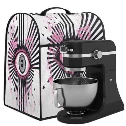 Coffee Maker Cover Abstract Eye Kitchen Appliance Covers Small Appliance Covers Blender Cover Juicer Cover Dust Covers for Kitchen Appliances with Top Handle and Pockets,Washable,B120