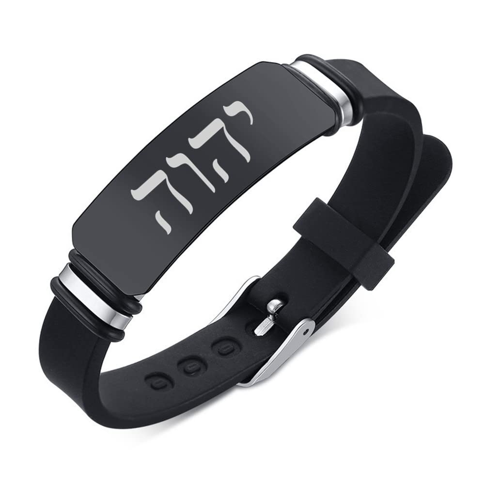 ForeverWill YHVH YHWH Jehová Pulsera de acero inoxidable hebreo nombre de Dios Tetragrammaton ForeverWill YHVH YHWH Jehová Pulsera de acero inoxidable hebreo nombre de Dios Tetragrammaton