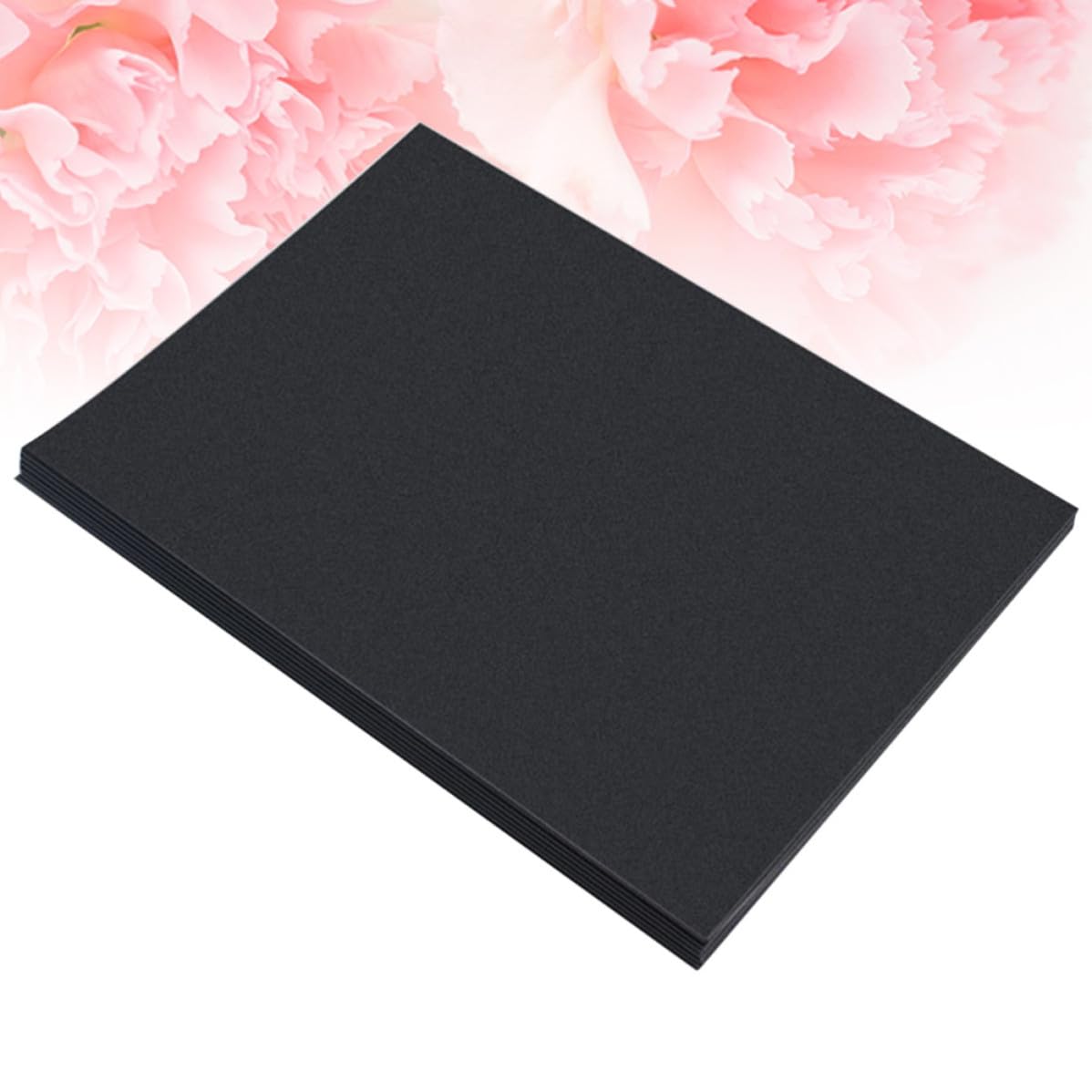 iplusmile Papier Noir A4 Papier Fait Maison 100 Pcs 200g/m² Facile à Écrire pour Dessins D’garçon et Filles et Scrapbooking DIY Cartes de Noël