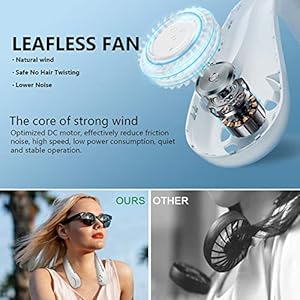 DGLK The Portable Neck Fan From Popular Earphone Design,The Leafless Neck Fan Perfect For Personal Fan,with Features,Mini Fan, Ultra-Quiet, Battery Powered Fan, Suitable For Outdoor Sports DGLK The Portable Neck Fan From Popular Earphone DesignThe Leafless Neck Fan Perfect For Personal Fanwith FeaturesMini Fan Ultra Quiet Battery Powered Fan Suitable For Outdoor Sports
