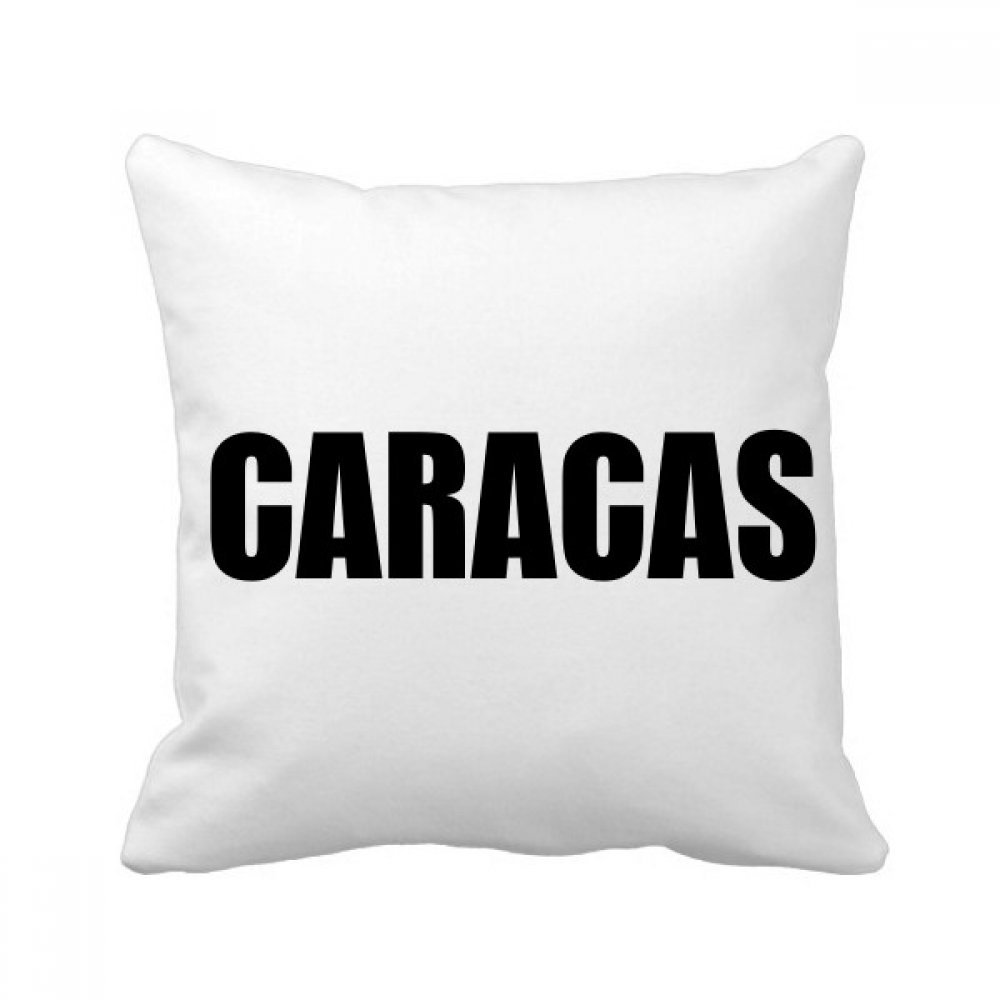 Coussin Ville Caracas Venezuela oreiller carré déco maison multicolore 40x40