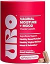O Positiv URO Vaginal Moisture & Mood – Formulated to Support Vaginal Moisture, Mood & Relaxation – with KSM-66® Ashwagandha, Ginkgo Biloba, Mucuna pruriens, and GABA – 30 Servings