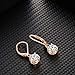 Buyless Fashion Girls And Women Dangle Earrings Silver Color CZ Fashion Jewelry - EDGRNDPNK