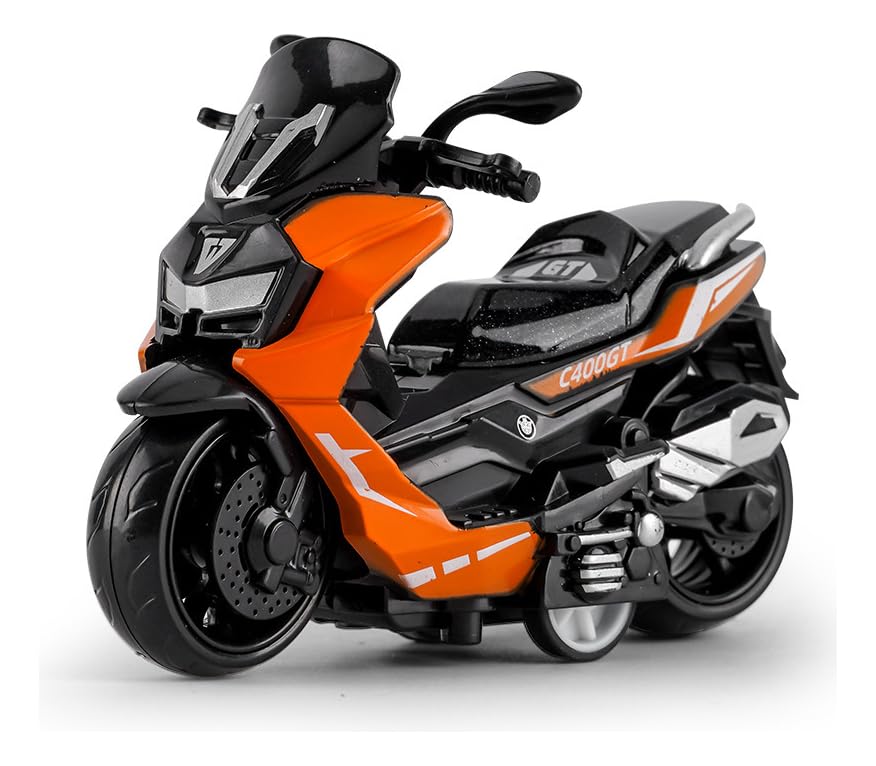 Amitasha 1:14 Scale Racing Metal Bike Pull Back Motorbike Scooty with Moving Handle Action for Kids Boys Birthday Gift Age 2-12 Years (B0DFY9HFM9) Amazon Price History, Amazon Price Tracker