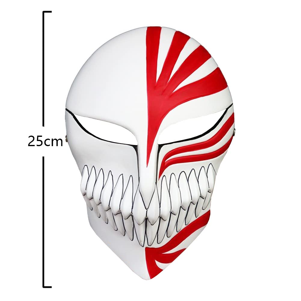 Anime Kurosaki Ichigo kostium cosplay z maską peruki, pełny zestaw, stroje postaci z mangi, na Halloween, karnawał