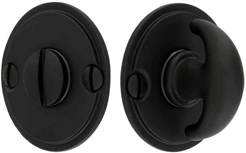 Thumbturn Privacy Door Bolt in Matte Black Door Lock Replacement