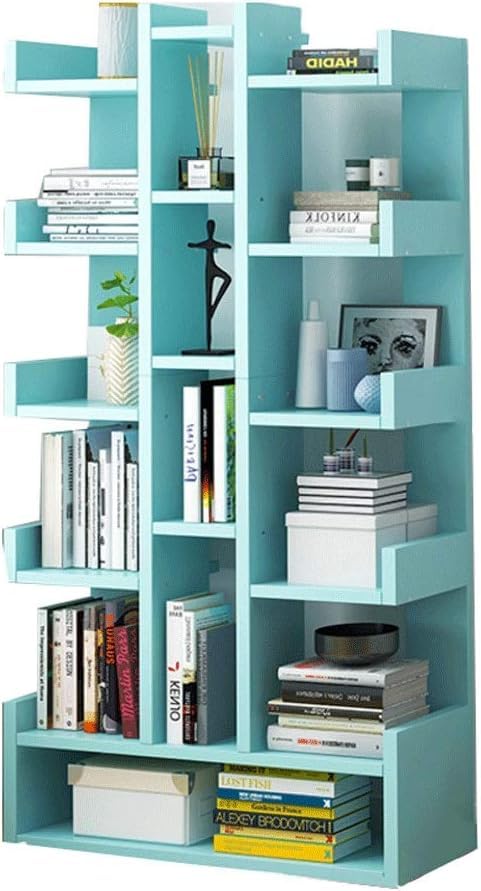 Étagères à livres blanches et meuble de rangement simple pour étudiant et maison