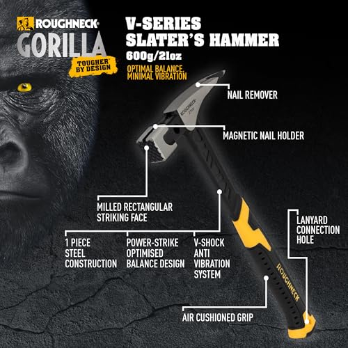 Roughneck® Gorilla V-Series Martello Slater's 600G/21Oz - 3