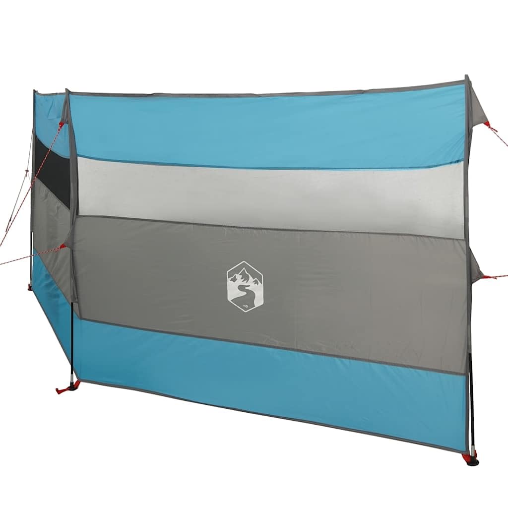 Paravento da campeggio, blu, 508x, impermeabile, con rivestimento in poliestere 185T, portatile, pieghevole, per spiaggia, giardino, terrazza, picnic, festival e uso esterno