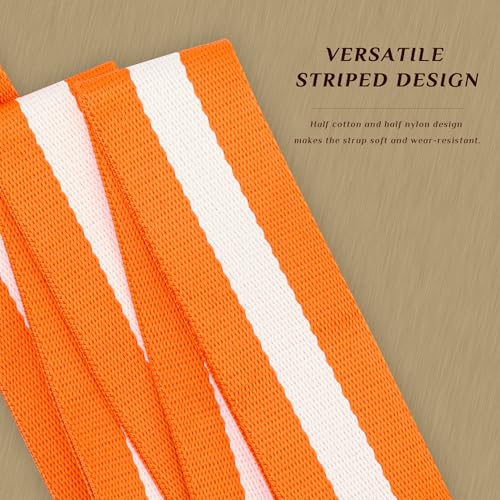 Image of chushui Woven Stripe Purse Straps,Replacement Crossbody Wide Shoulder Adjustable Strap for Bag Handbags