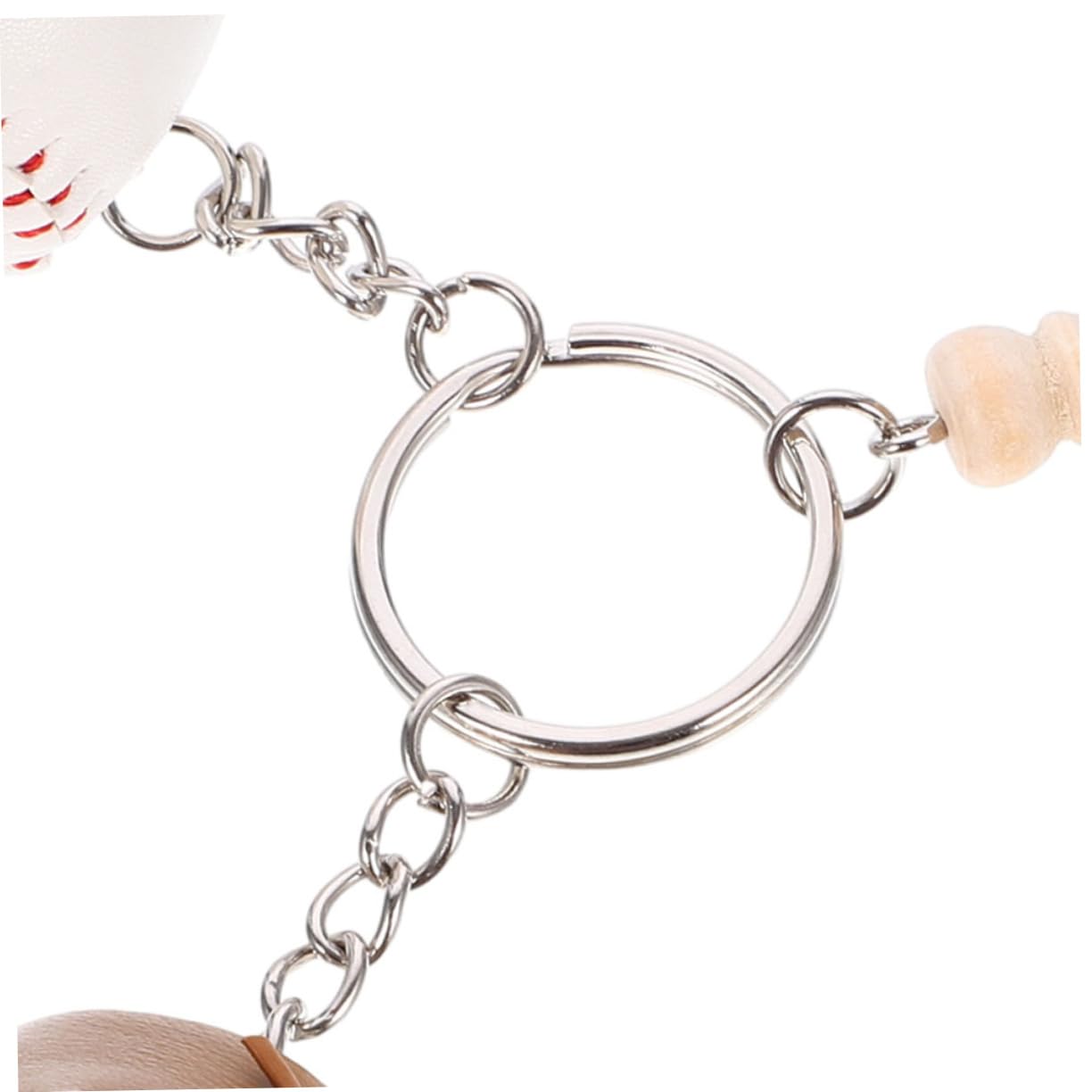 BESPORTBLE Portachiavi Da Baseball Fascino Del Softball Bomboniere Di Softball Accessori Portachiavi Da Softball Supporto Chiave Mini Portachiavi Sportivo Di Legno Cachi