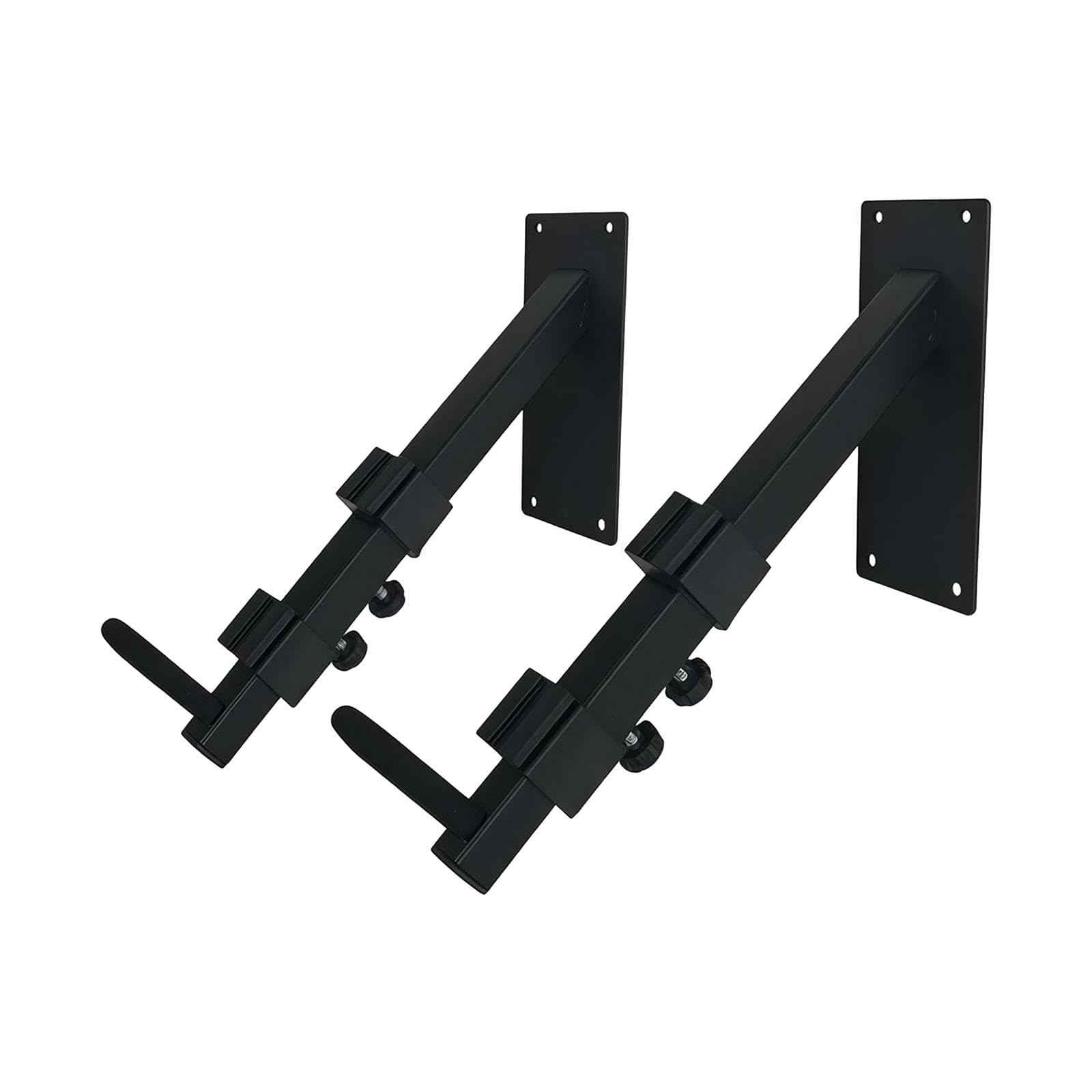 Harilla 2 Stück Haken für elektronische Keyboards und Gitarrenständer, universelle Aufbewahrungsmöglichkeit, verstellbarer Halter, Wandhalterung für