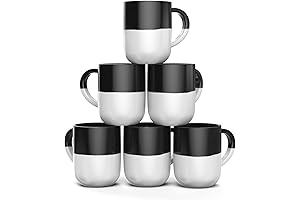 Elegant Monochromatic Coffee Mug Set