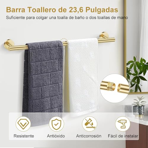 Accesorios para baño de acero inoxidable 24 Imagen adicional