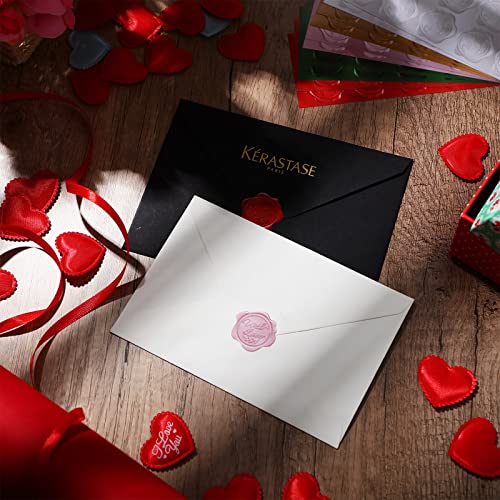 750 Pieces Valentine's Day Stickers With Love Sign 1.18 Inch Embossed Stickers Self Adhesive Labels Wax Seal Stickers For Valentines Wedding Invitation Envelope Cards Party Gifts Decoration #TOP3