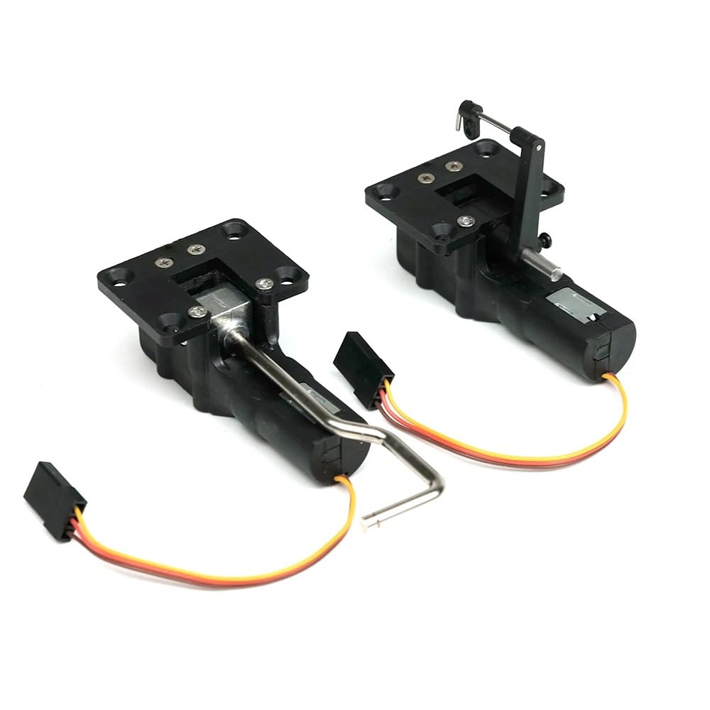 Tren De Aterrizaje Retráctil For Avión RC De Ala Fija | Tren de aterrizaje retráctil electrónico de metal, diseño sin servo(Nose and 2pcs Main)