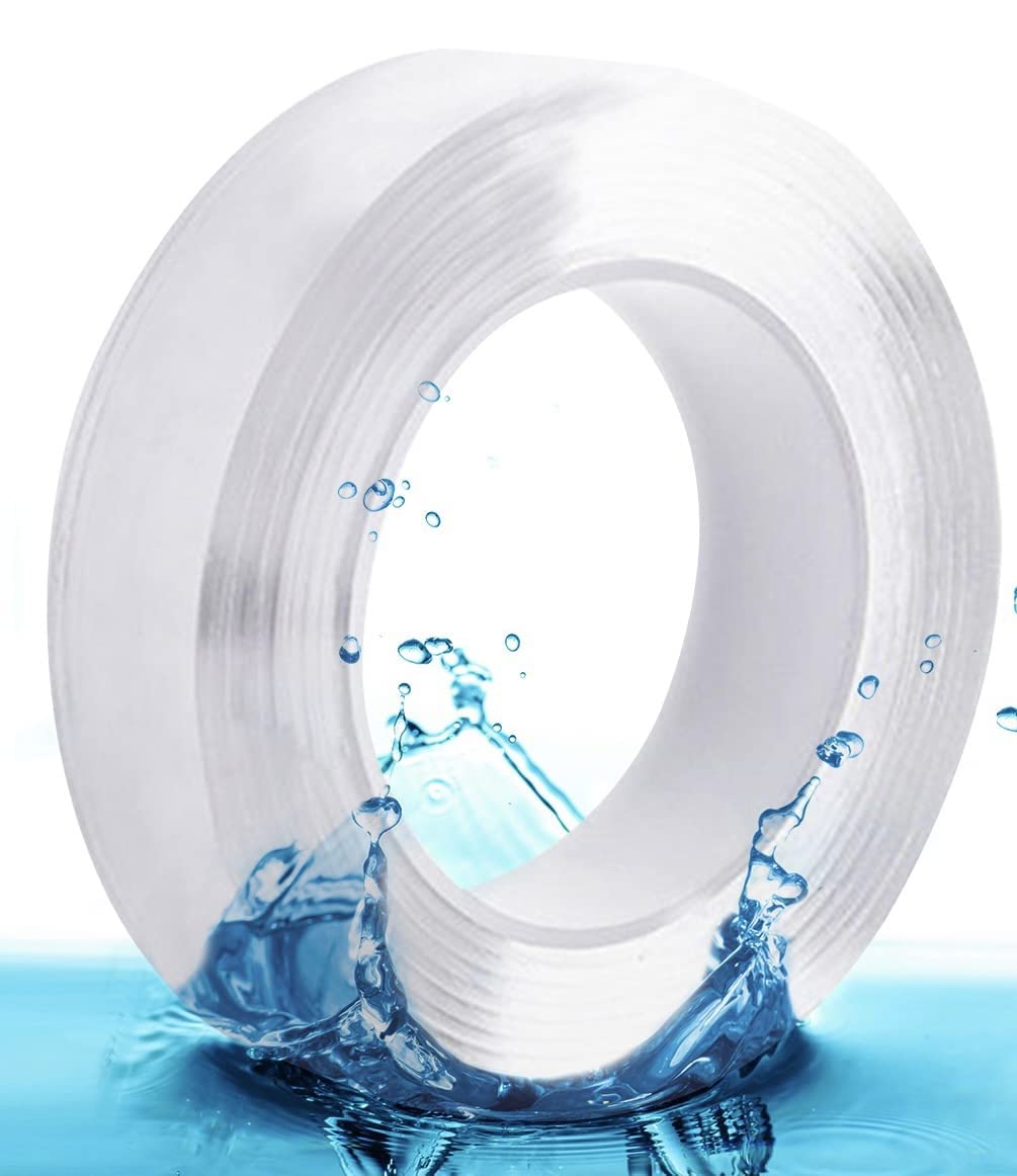 Industrial Strength Double Sided Tape, Heavy Duty Mounting Tape for Indoor and Outdoor Use, Extra Strong Adhesive, Waterproof Thick and Reusable, Ideal for Carpets, DIY Projects (2mmx20mm 2Meter)