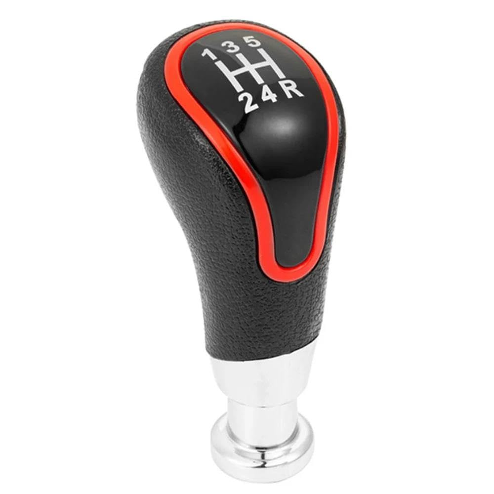 SXQPOCAR for Lada Gear Shift Lever Knob 5 Speed Manual Shift Lever Head(Red)