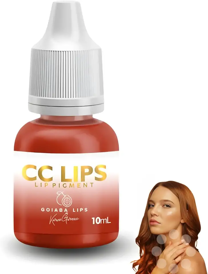 CC Lips Pigmento para Micropigmentação Labial, 10ml, Linha Profissional - Escolha a sua cor (Goiaba Lips)