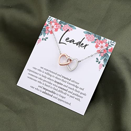 Kuiayi Best Leader Gift Thank You Appreciation Gift Mentor Gift Supervisor Gift Retirement Gift Coworker Gift For Women (Leaderheartnc) #TOP2
