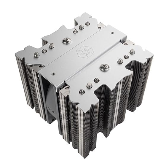 SilverStone Technology XED120S - 4U wysokowydajny wentylator CPU o mocy 240 W TDP do popularnych gniazd procesorów AMD i Intel, SST-XED120S