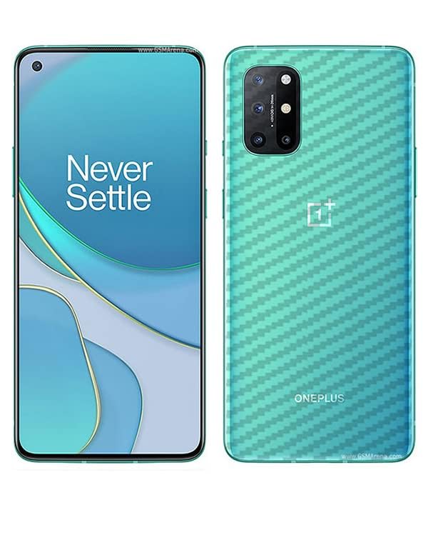 Image of Compatible with oneplus 8T Back Skin Sticker /Vinyl wrap /Protective Film Mobile Skin Carbon Fiber Transparent by Candeal Mizhan (only Back)