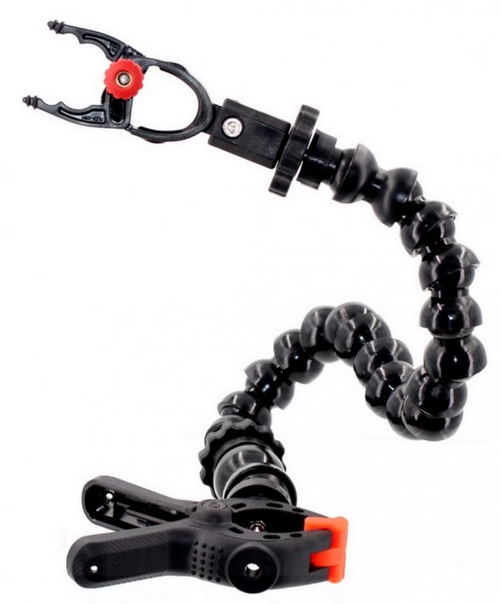 2 Pinze Clamp Per Braccio Magico - Filettatura 1/4” E 3/8” Per Luci LED E Accessori Fotografia - Foto 2