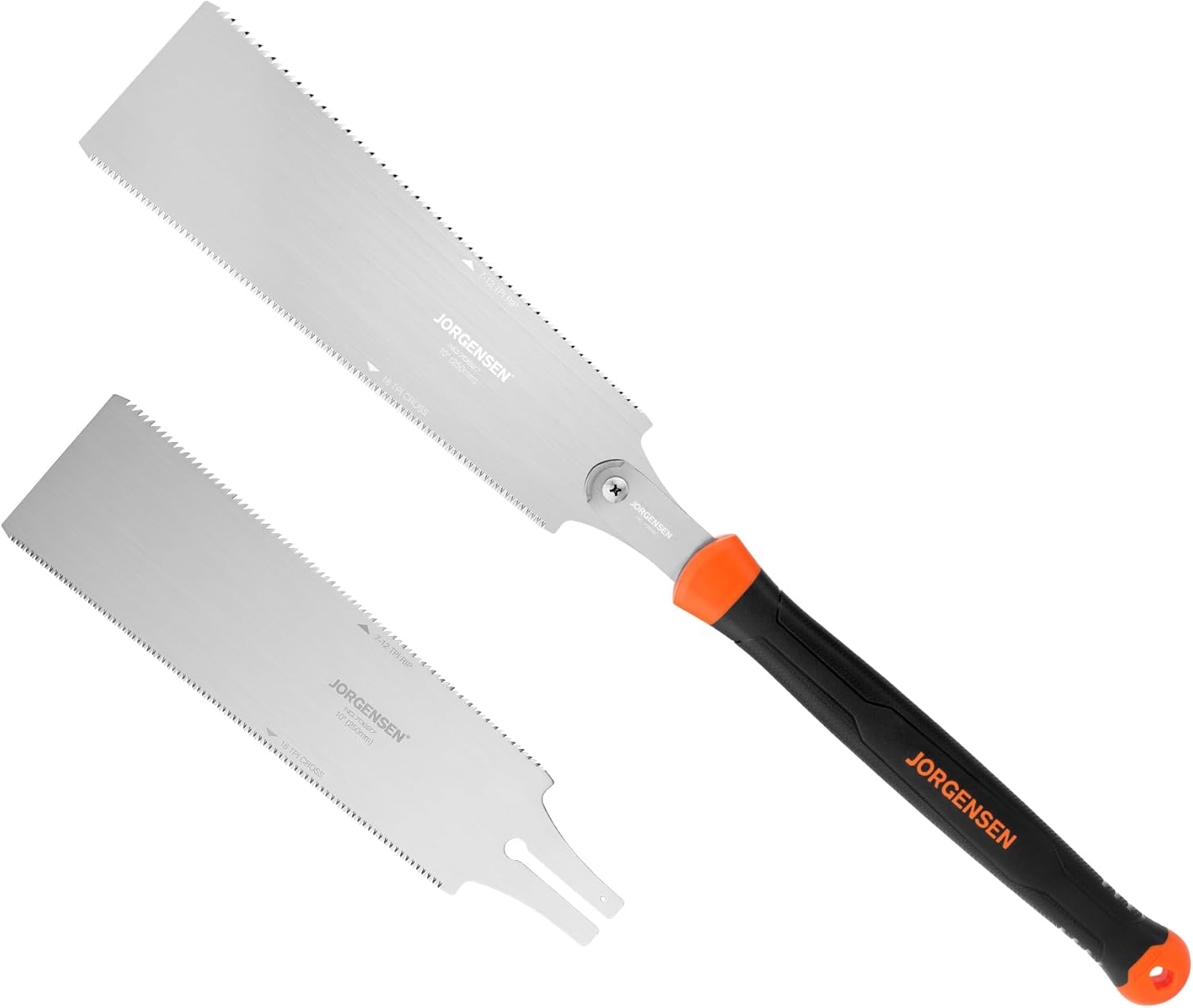 JORGENSEN Replacement Blade for 10 Inch Pro Double Edge Handsaw & Japanese Pull Saw, 10 Inch Pro Double Edge Hand Saw