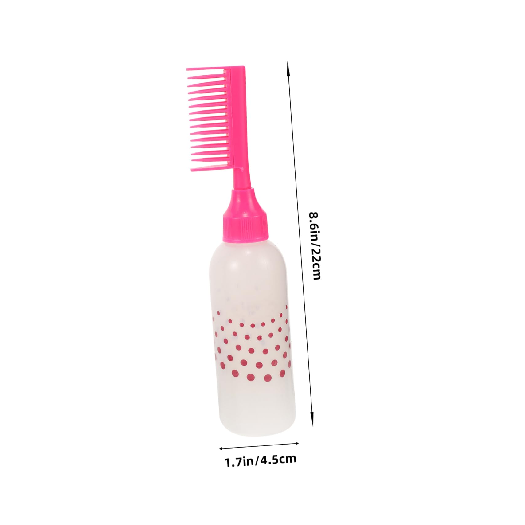 Healeved 3pcs Hair Coloring Dispensing Bottles Comb Bottle Root Touch up Salon Applicator