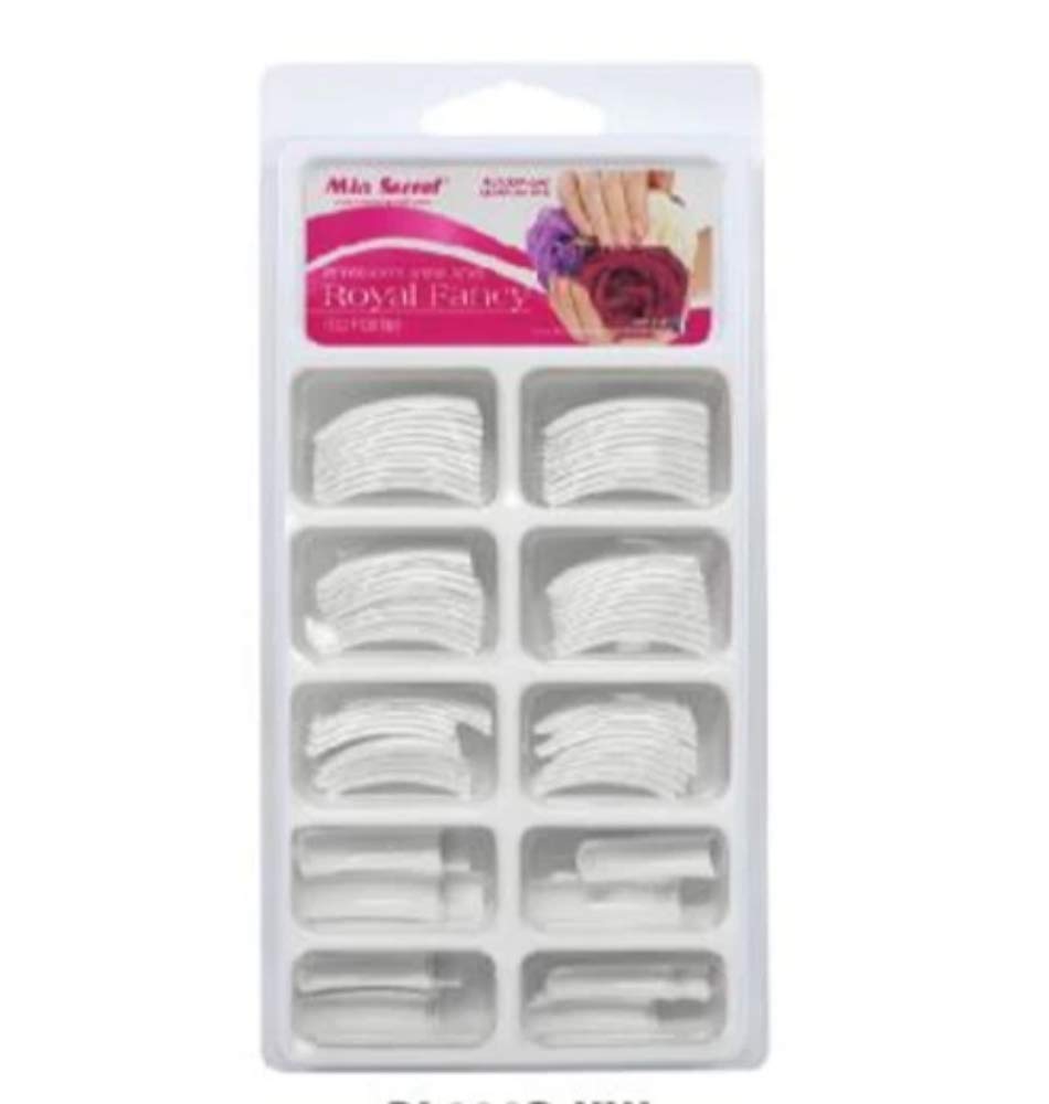 Mia SecretRoyal Fancy 100 Nail Tips -Ultra White