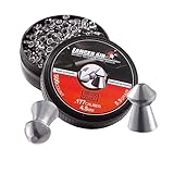Lancer Tactical Airgun Metal Pellets 4.5mm 0.177 Caliber Hunting Pellets-500 Count/5.5 Grain-Size Pointed