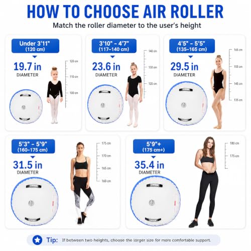 AWSUM Air Gymnastics Barrel Roller Tumble Equipment Back Walkover Trainer - image 3
