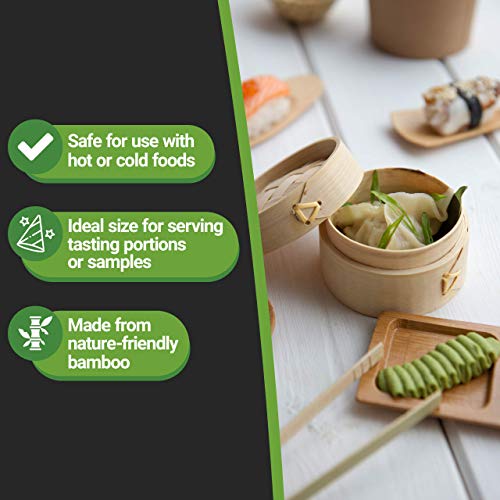 Restaurantware 2 Ounce Mini Bamboo Steamers 100 Bamboo Dim Sum Steamers - Premium With Lid Natural Bamboo Dumpling Steamers Bamboo Mini For Parties Or Catering
