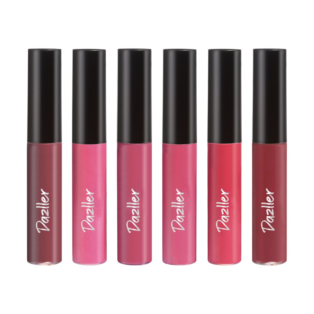 Lip Colour Mini, 3.6g, Pink Punch, Pack of 6, Ultra-intense Matte, Smudge-proof, Transfer-proof, 8-hr Stay, Single-stroke Application