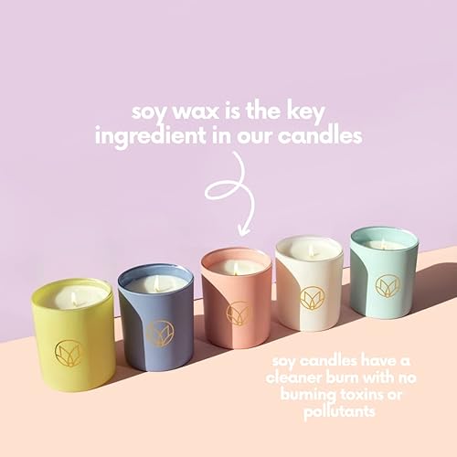 Miniatura 2 de Musee Vela de cera de soja de naranja sanguina y especias orgánica, natural, no tóxica, vela de aceite esencial Tiempo de combustión de 60 horas