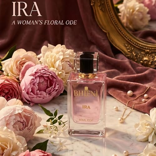 Image of Ira Eau De Parfum for Women | Peach Blossom Iris Floral Perfume | Long Lasting EDP 60ml | Premium Luxury Fragrance | Gift for Her
