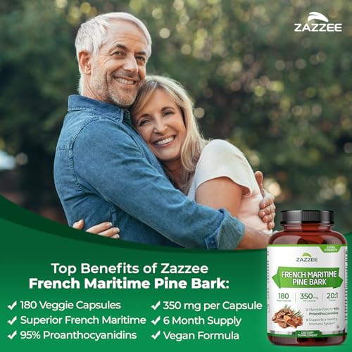 Zazzee Extra Strength French Maritime Pine Bark Extract