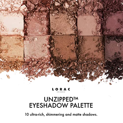 Lorac Unzipped Eye Shadow Palette | Matte & Glitter Finish Eyeshadow | Shimmer & Matte, 2 Piece Set (Pack Of 1) #TOP2