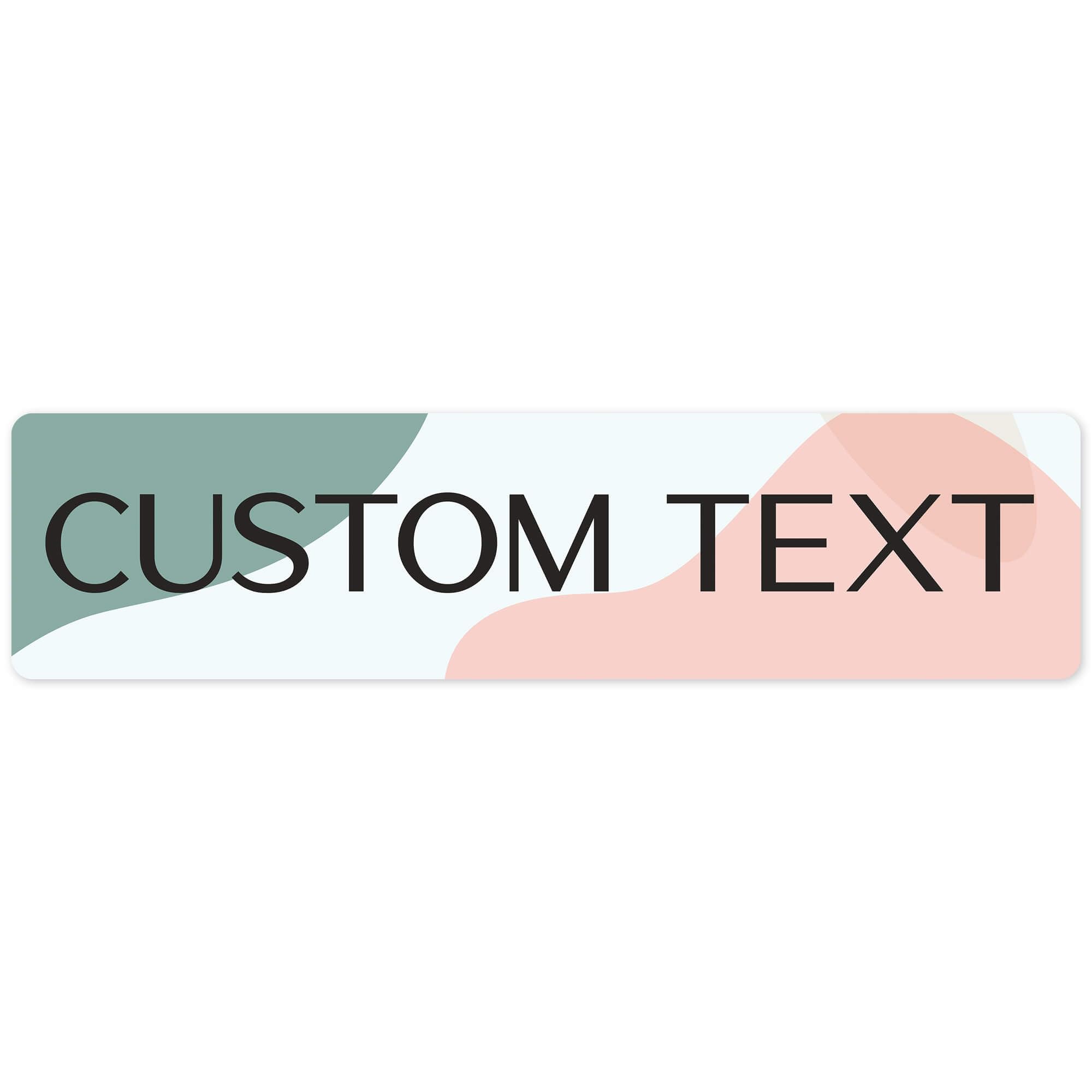 Custom Sign, Christmas Gift Custom Street Sign, 11 Font Colors, 13 Font Styles, 4 Hole Options, 22 Sizes, 3x12 Inches, Rust Free DiBound, Fade Resistant, Made in USA by My Sign Center (Minimalist)