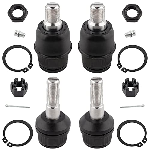 BOXI 4pcs Front Lower & Upper Ball Joints Fit for Dodge Ram…