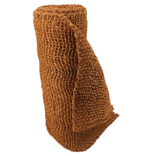 Aquagart Tapis de Remblai de Banque de Haute qualité I 10m de Tissu de Noix de Coco Tapis de Fibre de Coco 1m de Large Tapis de Noix de Coco pour Les Plantes