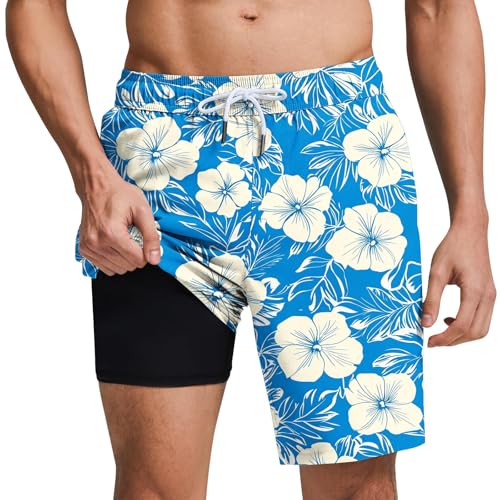 Pantalones Cortos de Natación para Hombre 2 en 1 miniatura 1