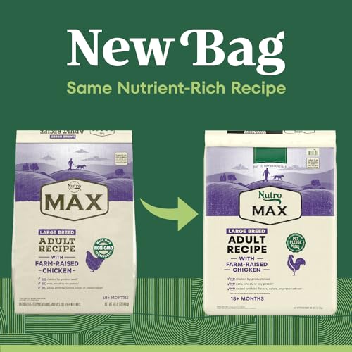 Image of Nutro Max Large Breed Dry Dog Food, Farm-Raised Chicken, 36 lb