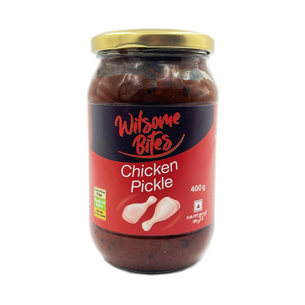Wilsome Bites Kerala Homemade Chicken Pickle with Bone 400g | Spicy | Preservatives Free | (With Bone) (B0CY5NFN88) Amazon Price History, Amazon Price Tracker