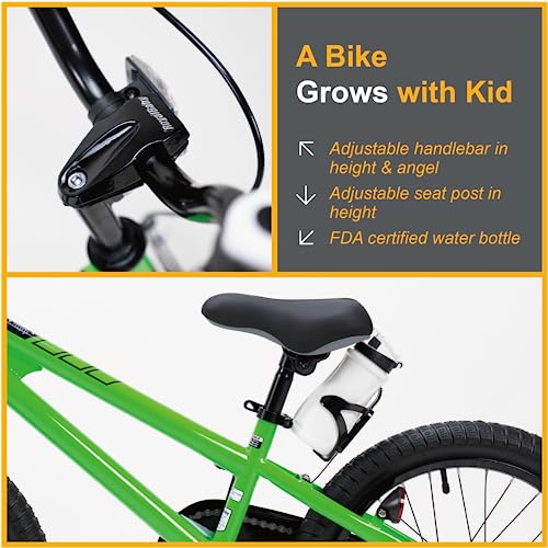 image for RoyalBaby Freestyle Kids Bike Boys Girls 18 Inch BMX Childrens Bicycle