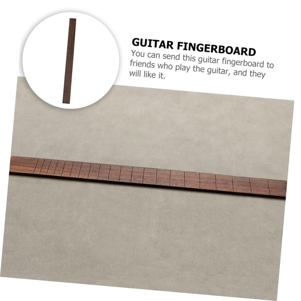 VICASKY 2stücke Praktisches Gitarren Griffbrett Aus Rosewood Langlebiger Ersatz Für Gitarrenhals Für Akustikgitarren Und Ukulelen Zubehör Für Musiker Und Anfänger